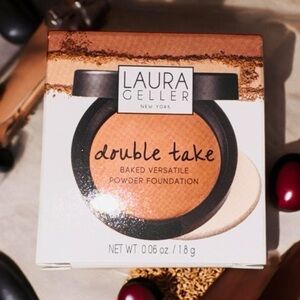 Laura Geller Double Take Baked Powder Foundation - shade medium